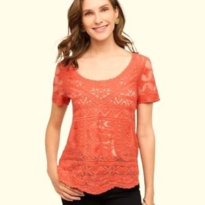 Anthropologie Deletta Palais Lace Blouse